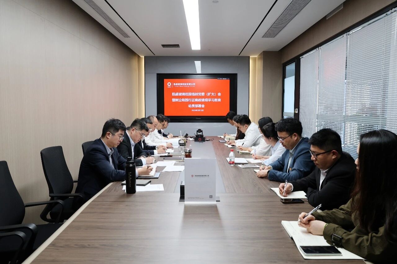 凯盛玻璃控股临时党委部署开展树立和践行正确政绩观学习教育工作